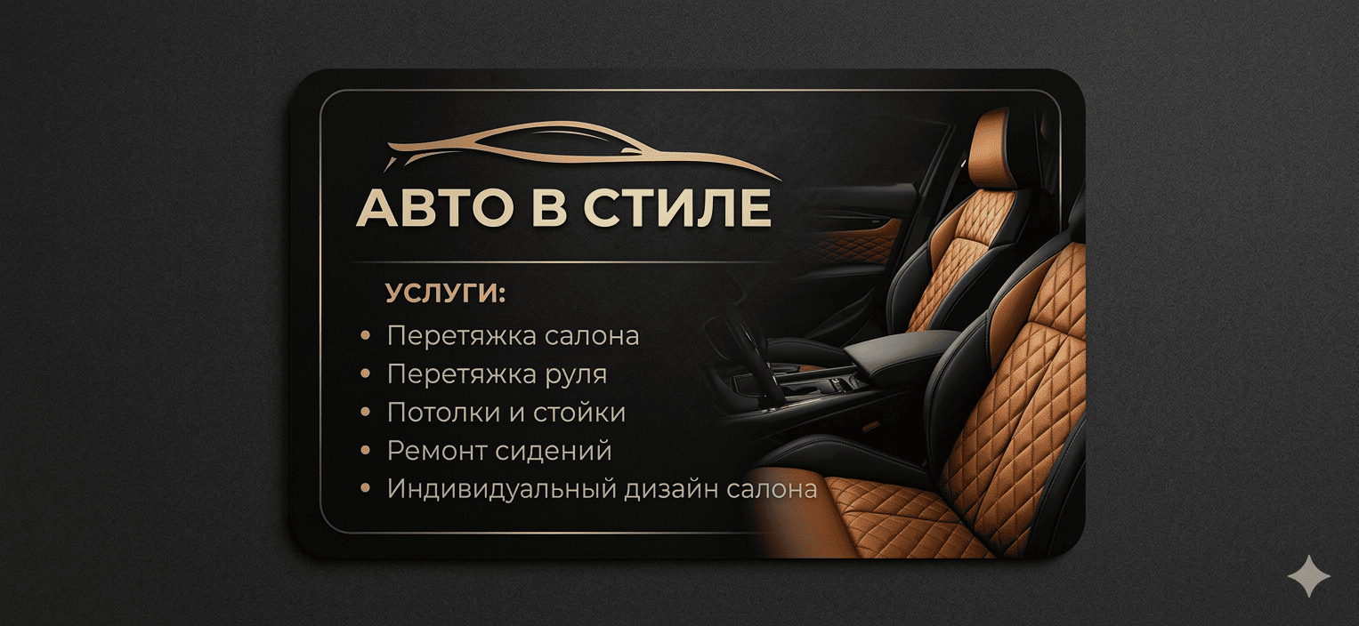 Работа Авто в стиле 2